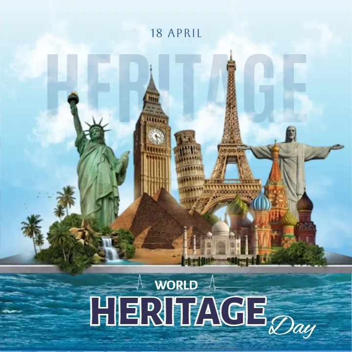 Best World Heritage Day Post in English HD for Awareness
