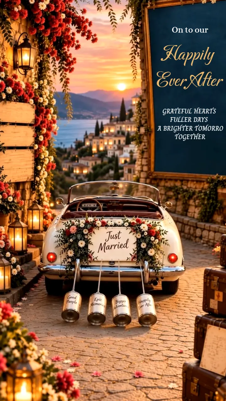 Wedding Invitation Video with Lantern and Royal Palace Theme