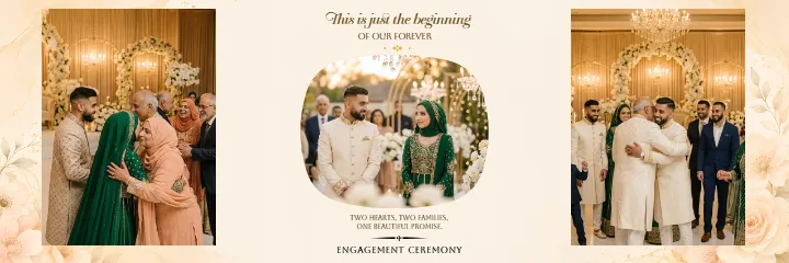 Muslim Engagement Album Premium Islamic Wedding PSD Layout