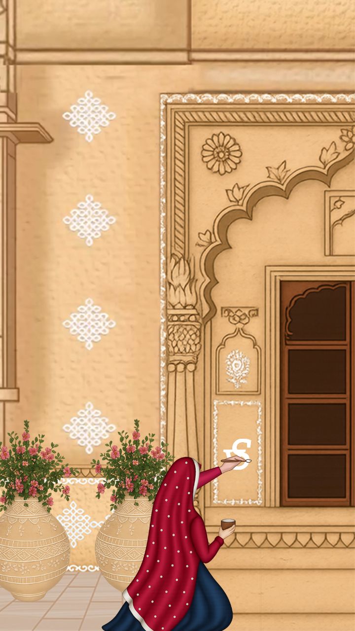 Vintage Rajasthani Save the date Templates Online