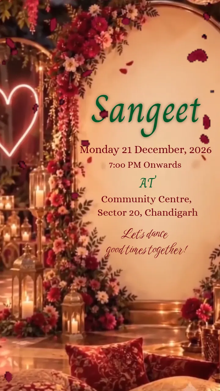 Wedding Invitation Video with Lantern and Royal Palace Theme