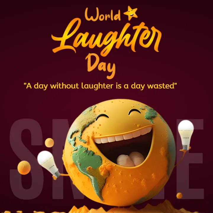 World Laughter Day Post for Friends to Share Smiles Today