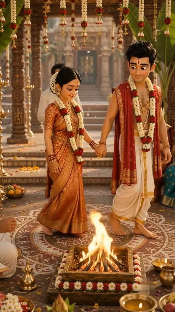 3D Tamil Wedding Invitation Video in South Indian Style