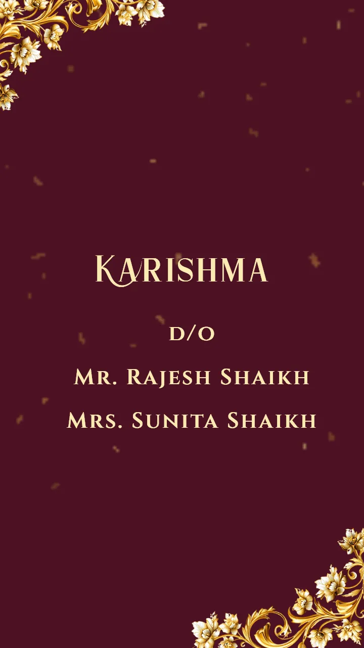 Islamic Wedding Invitation Video with Royal Maroon Theme