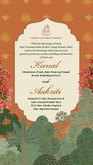 Online Editable Wedding Invitation Cards Free Download