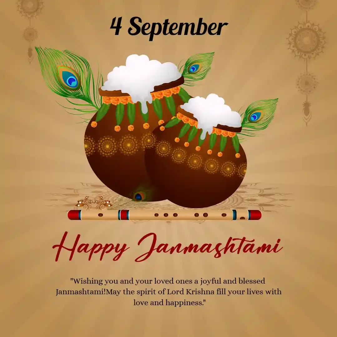 Happy Janmashtami Instagram Quote Daily Post