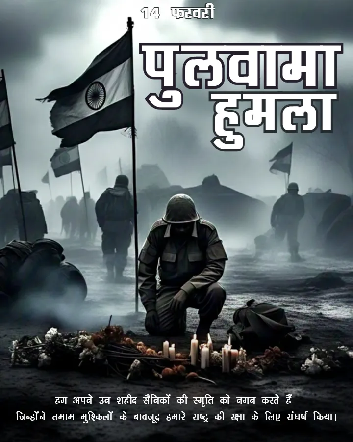14 February Pulwama Black Day Quotes in Hindi 2026