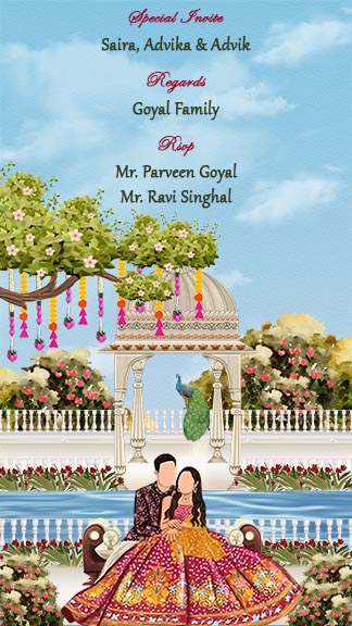 Mata ki Chowki and Wedding Invitation Video In English