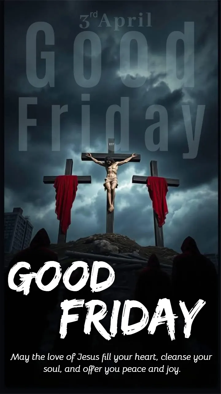Christian Good Friday Festival Wishes in English 4K Free