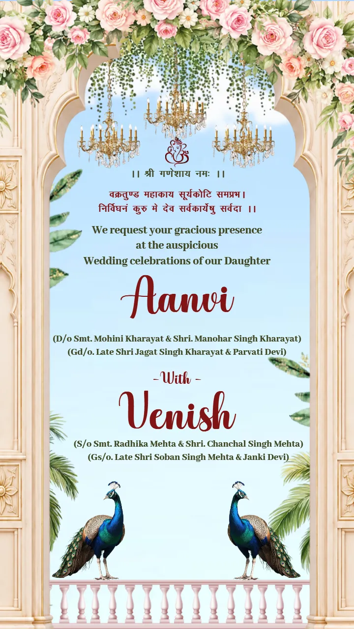 Wedding Invitation Video Customizable Online For Everyone