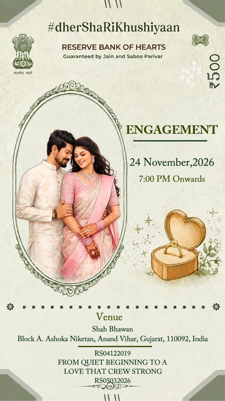 Wedding Invitation Video for Grand Jain Wedding Events