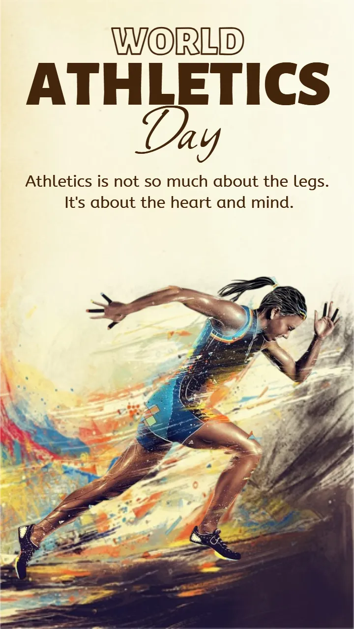 World Athletics Day Wishes for Students and Young Players