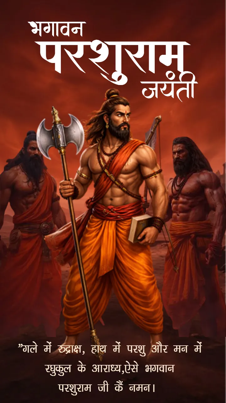 Traditional Bhagwan Parshuram Jayanti Wishes in Hindi HD
