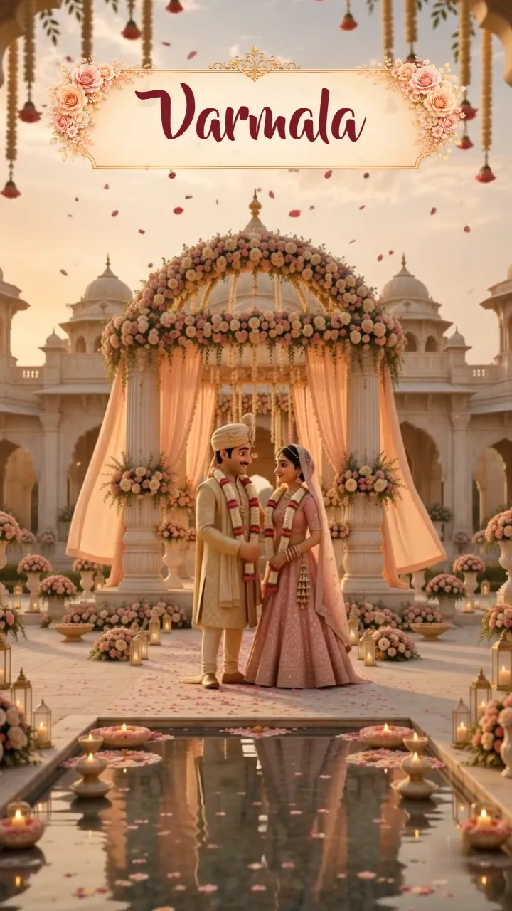 3d Indian Wedding Invitation Video with Royal Rajput Theme