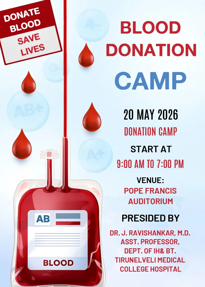 Download Blood Donation Invitation Card in English for Camp