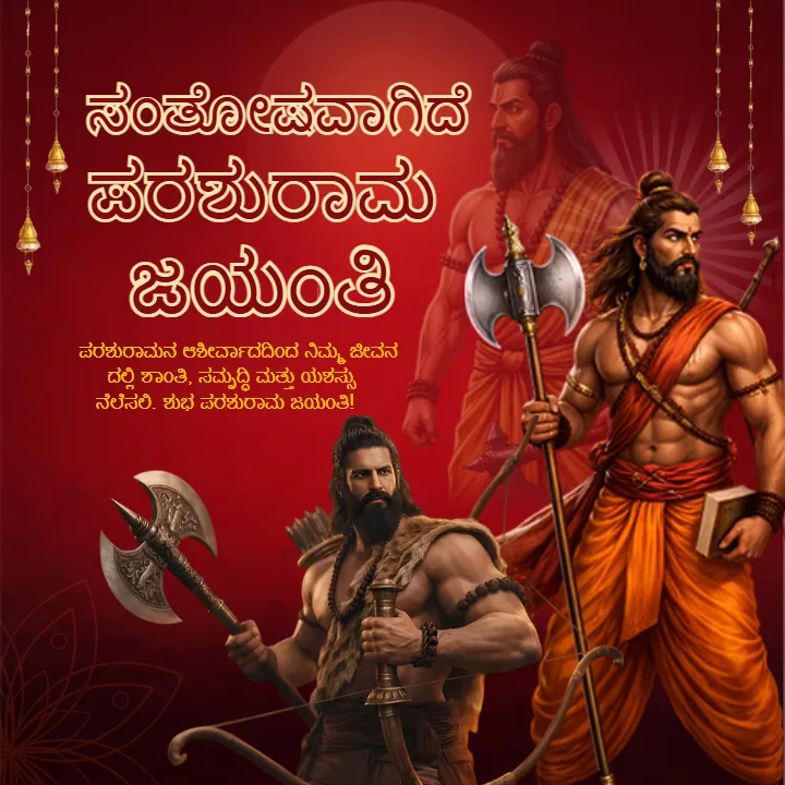 Special Parshuram Jayanti Wishes in Kannada High Quality