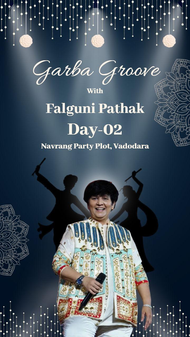 Happy Navratri Post With Falguni Pathak Garba Night