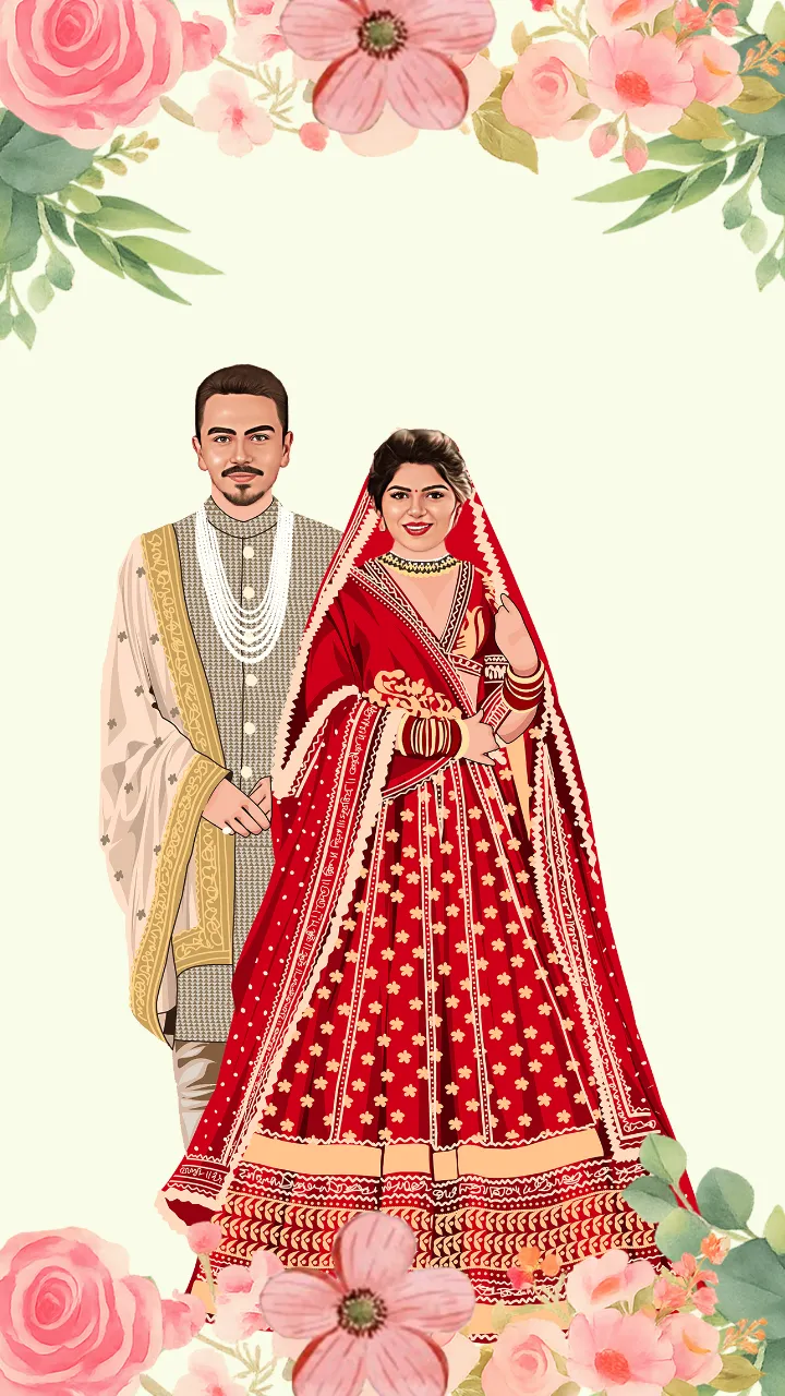 Wedding Invitation Video in elegant minimal design