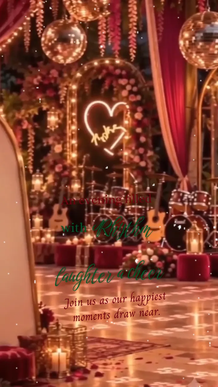 Wedding Invitation Video with Lantern and Royal Palace Theme