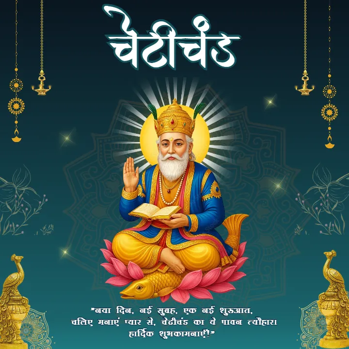 Jhulelal Cheti Chand Wishes in Hindi for Family and Friends