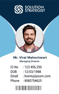 Employee Identity Card Template with Professional Design