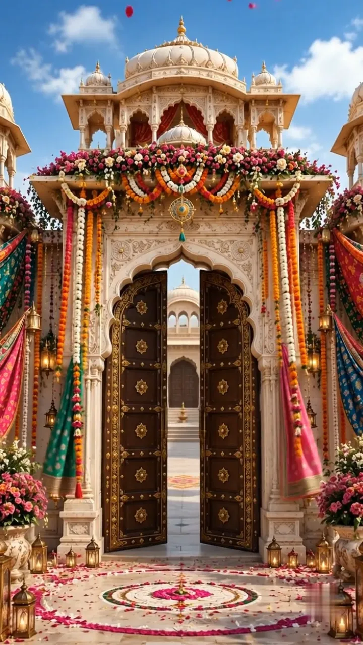 3d Indian Wedding Invitation Video with Royal Rajput Theme