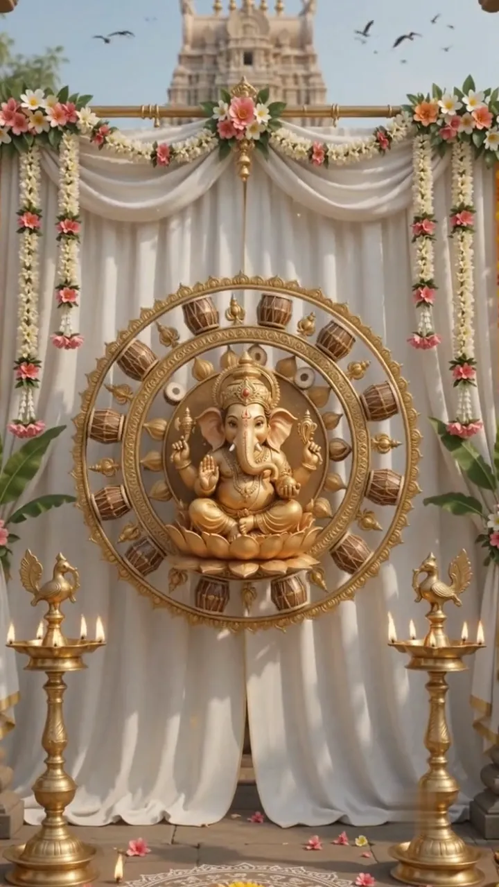 3D Tamil Wedding Invitation Video in South Indian Style