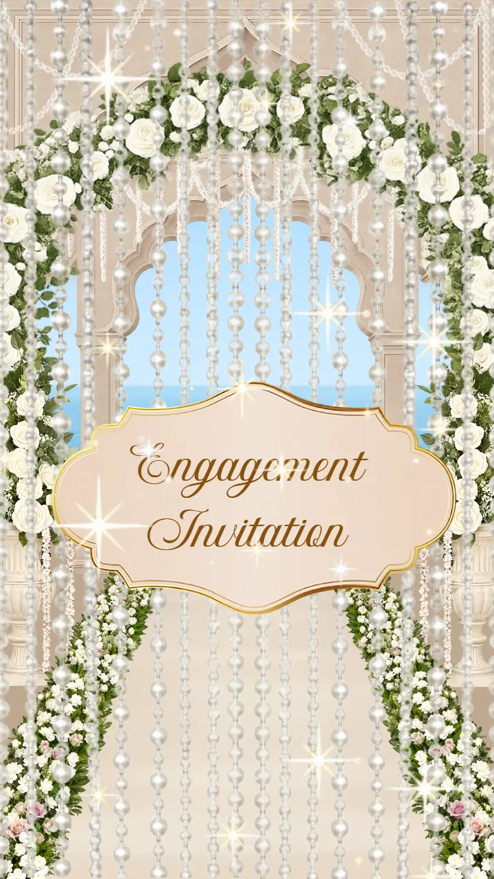 Muslim Engagement Invitation Video Maker Online