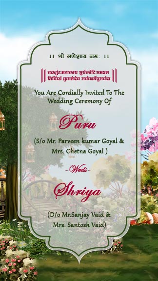 Mata ki Chowki and Wedding Invitation Video In English