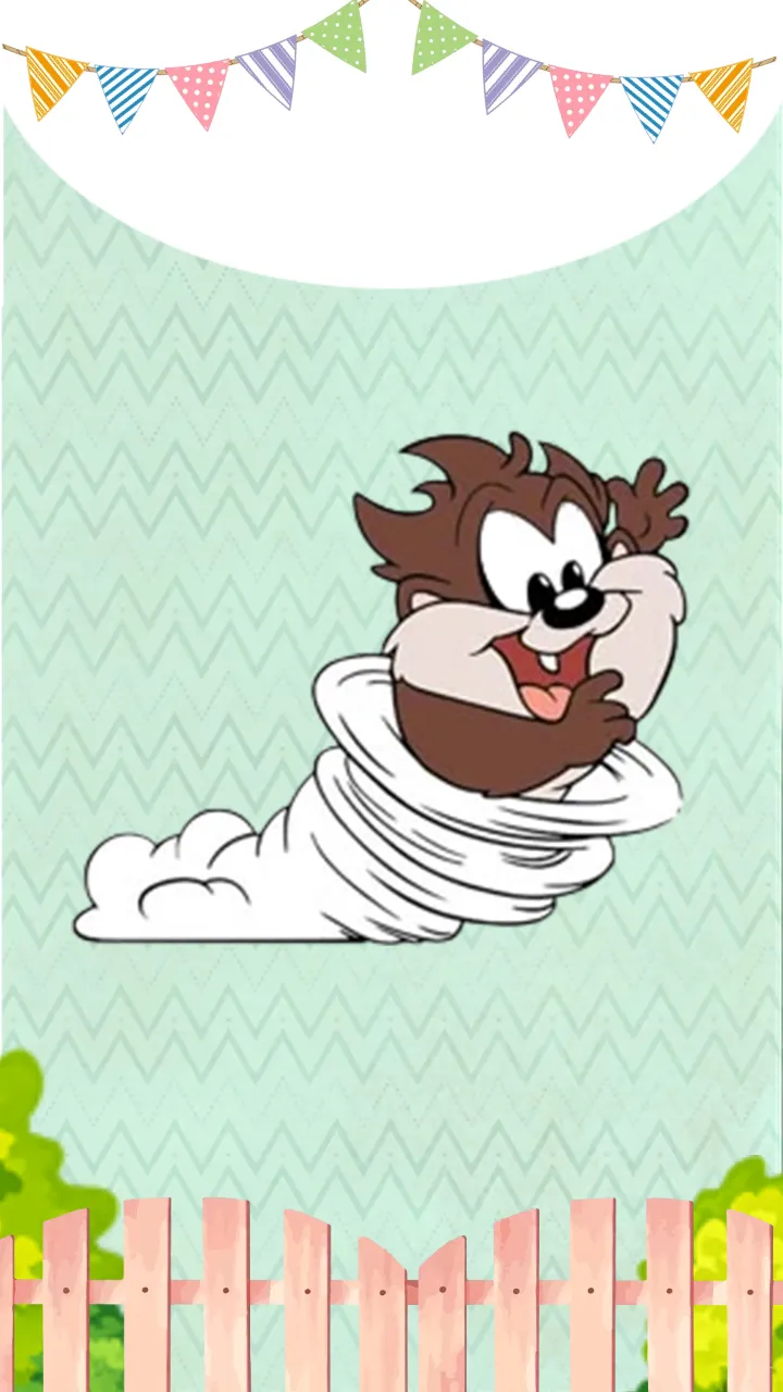 Birthday Invitation Video with Pastel Cartoon Theme