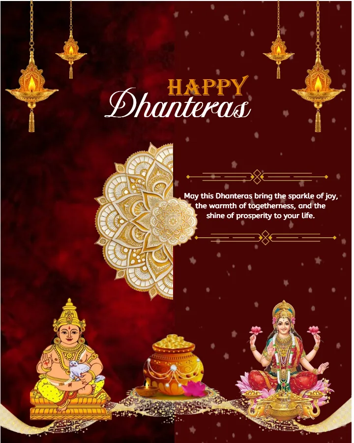 Dhanteras Image design free online templates
