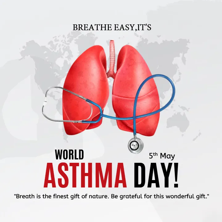 Latest World Asthma Day Wishes in English for Whatsapp