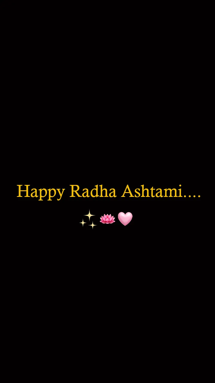 Radha Ashtami Status Video for Social Media Sharing