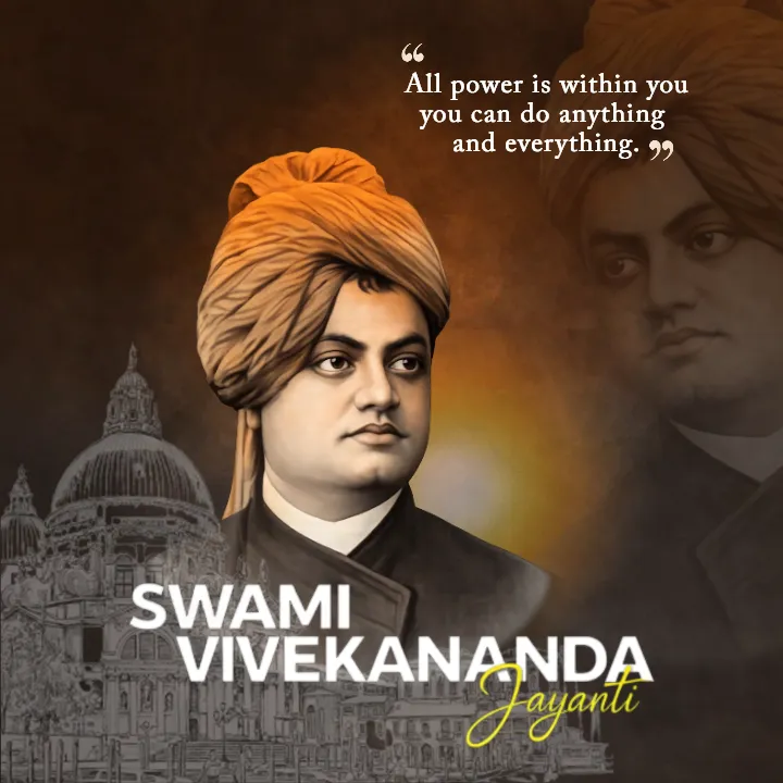 Celebrate Swami Vivekananda Jayanti 2026 with Wishes Image