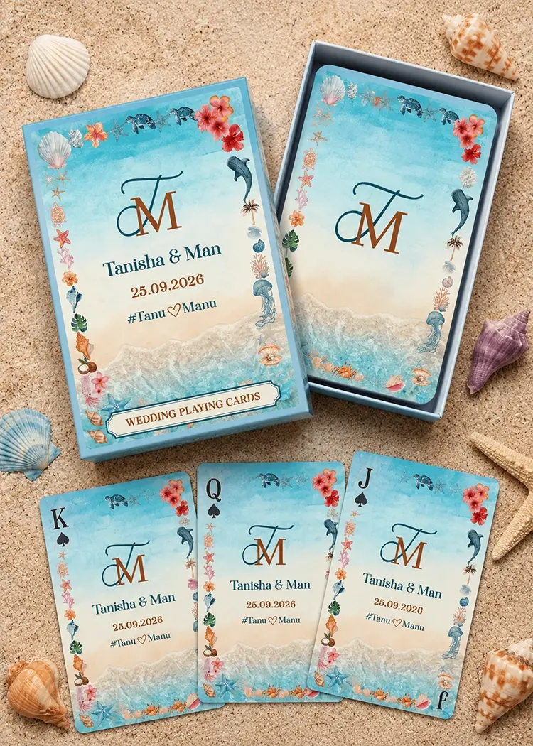 Playing Cards for Wedding Favors and Guest Gifts
