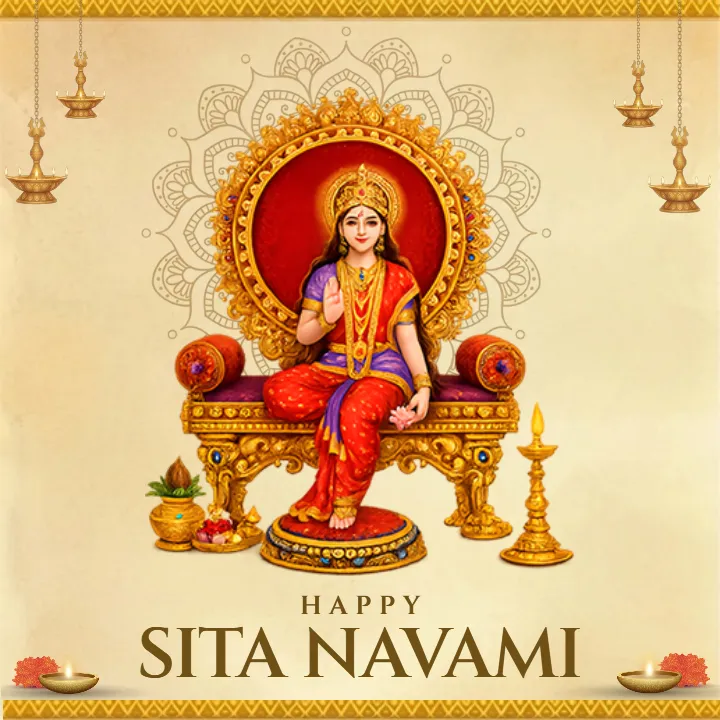 Happy Sita Navami Images in Hindi with Quotes and Blessings