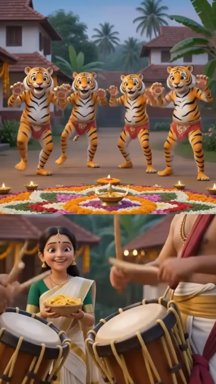 3D Onam Invitation Video