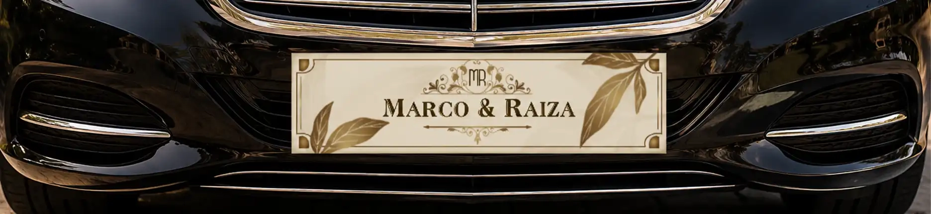 Beautiful Marriage Name Plate for Celebrate Your Wedding