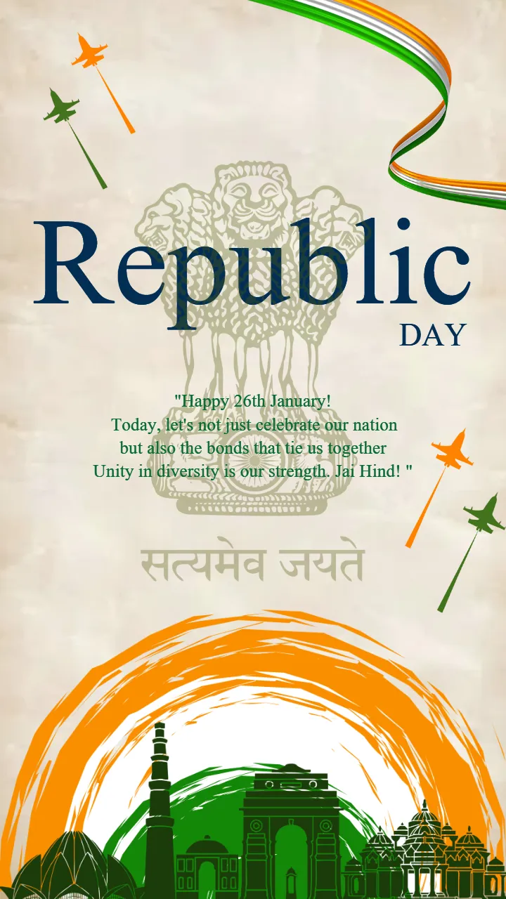 Happy Republic Day Images in English with Patriotic Wishes