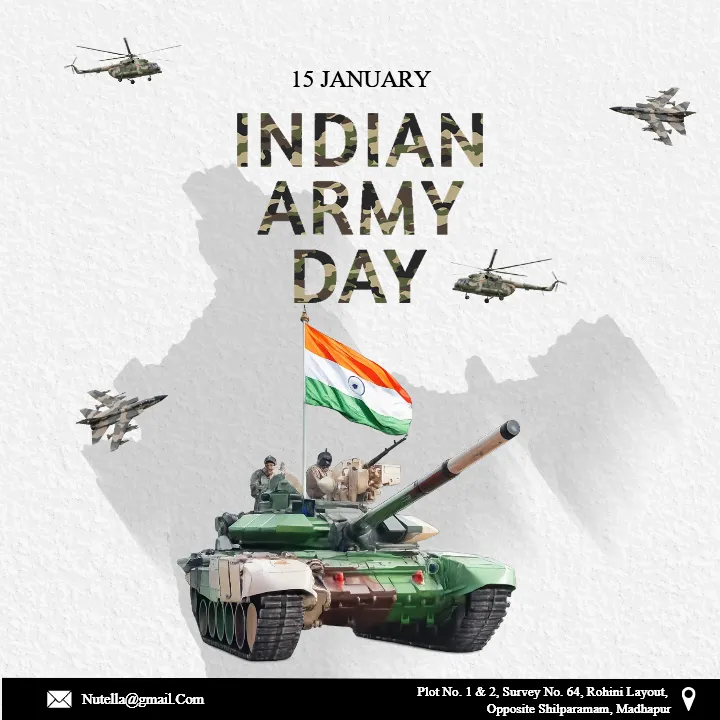 Indian Army Day 2026 Branding Post for Proud Tributes India