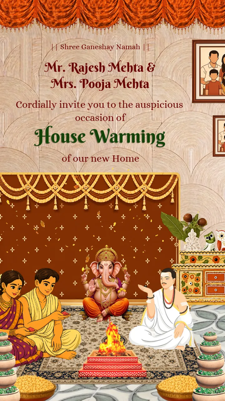 House Warming Invitation Video for Heartwarming Celebration