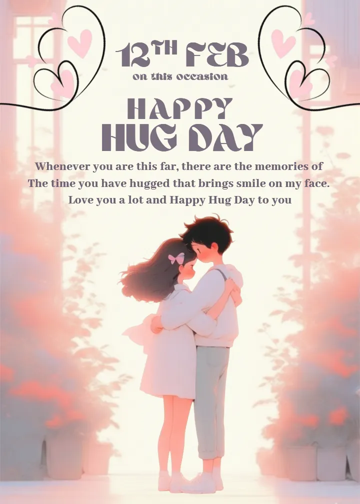 Best Happy Hug Day Wishes In English for Everyone