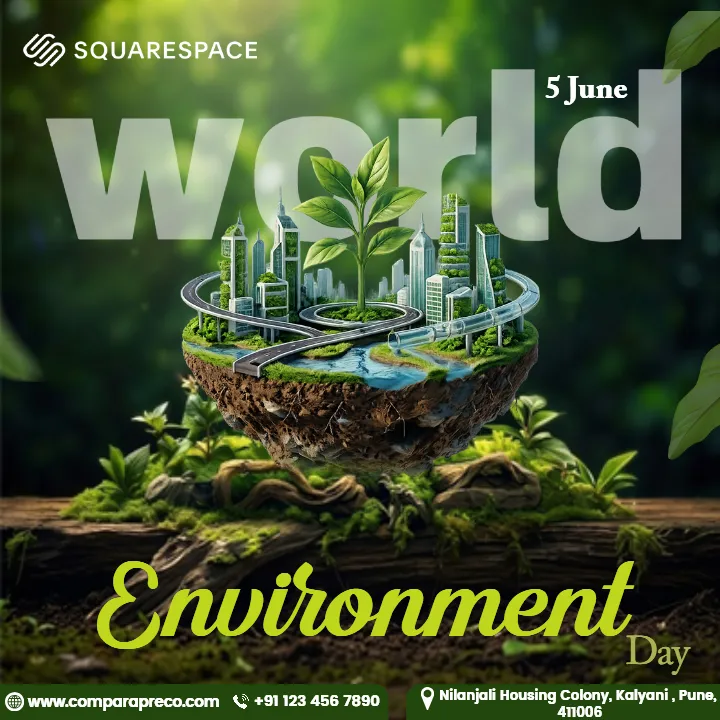 Happy World Environment Day Branding Post for Green Living