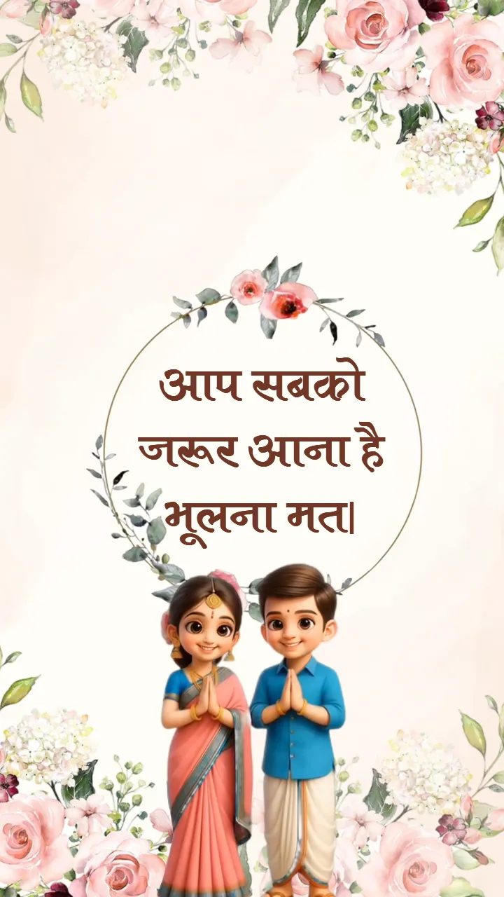 save the date wedding invitation video with floral design