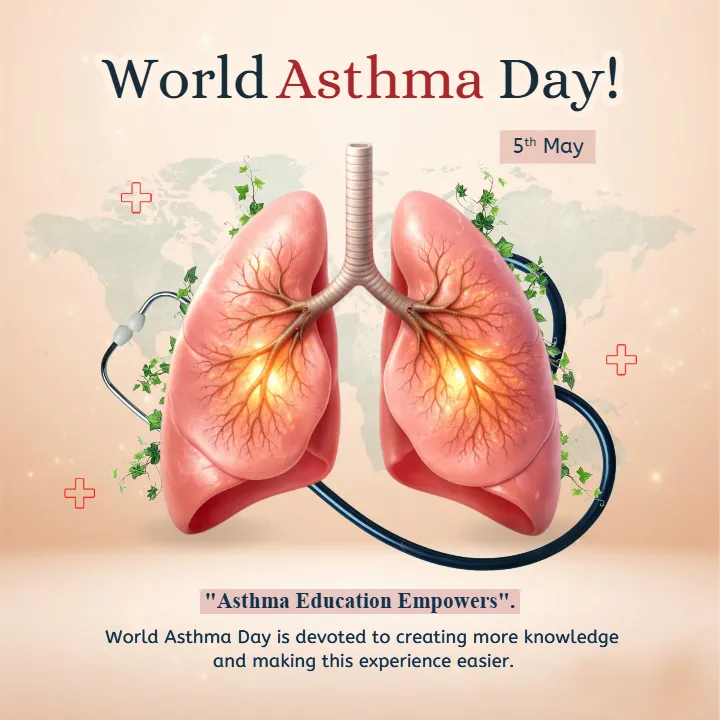 Editable World Asthma Day Quotes in English Inspirational