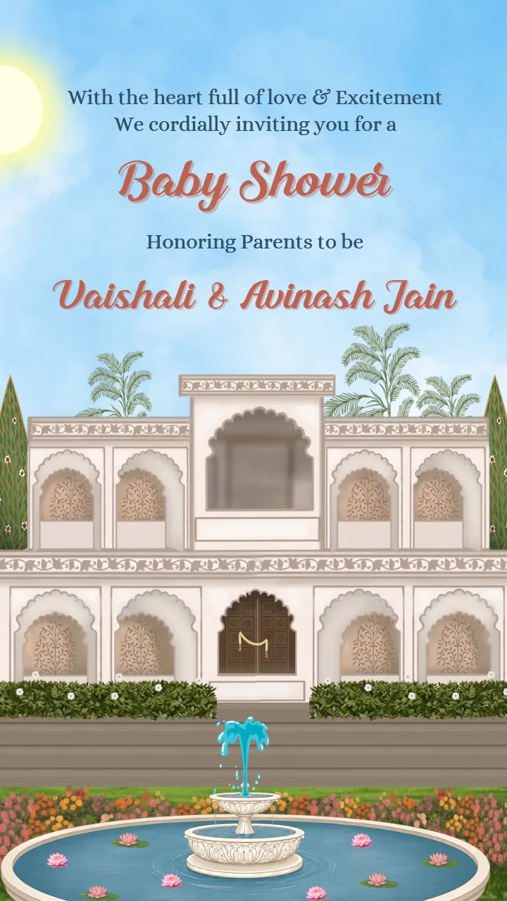 Personalized Baby Shower Invitation Video Maker Online
