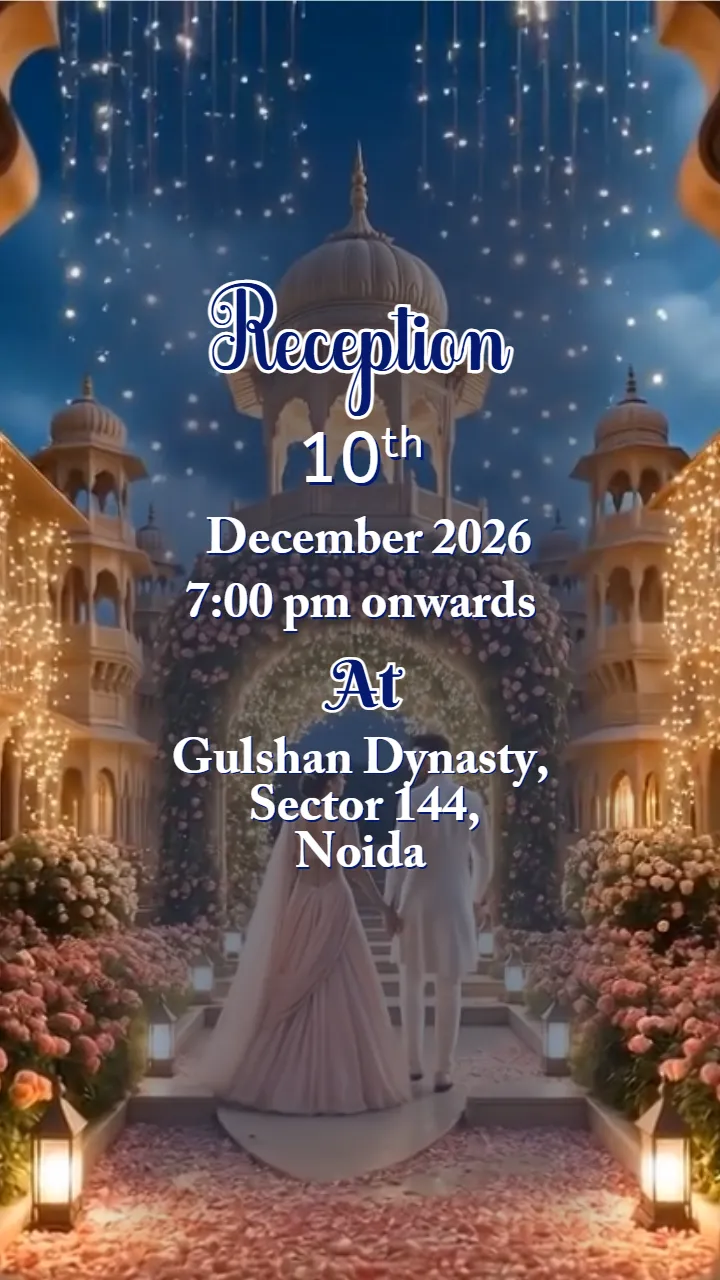 Modern 3D Wedding Invitation Video Templates