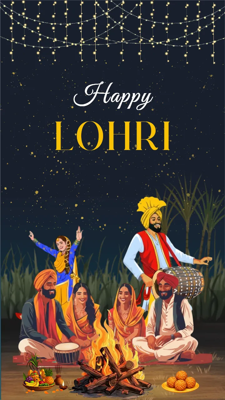 Happy Lohri Images for WhatsApp to Share Festival Joy
