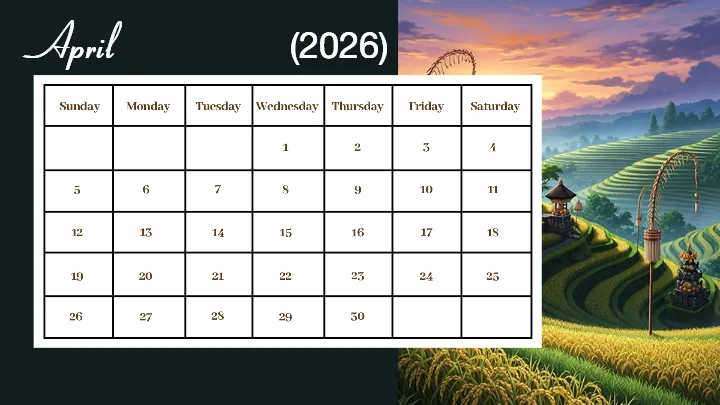 Calendar templates for 2026 mountain sunrise theme