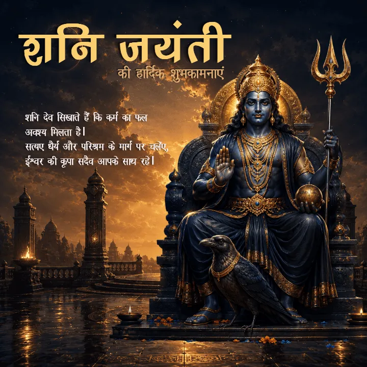 Happy Shani Jayanti Greetings Download for Share Loved Ones